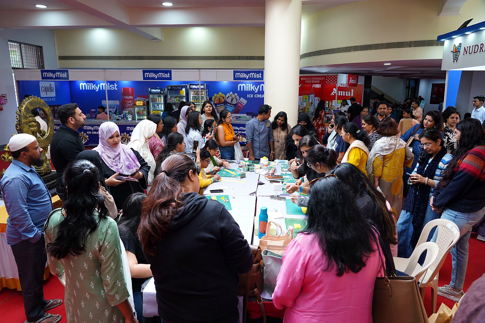Brand-hosted workshops with Milky Mist